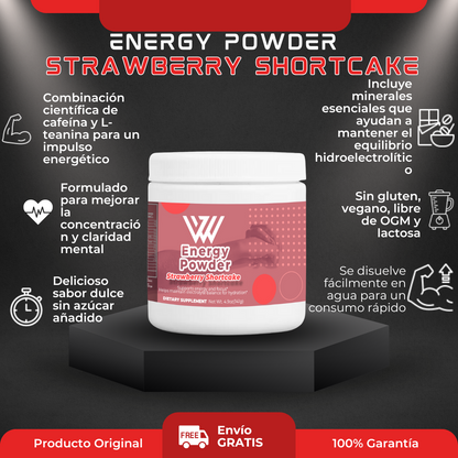 Energy Powder (Strawberry Shortcake)
