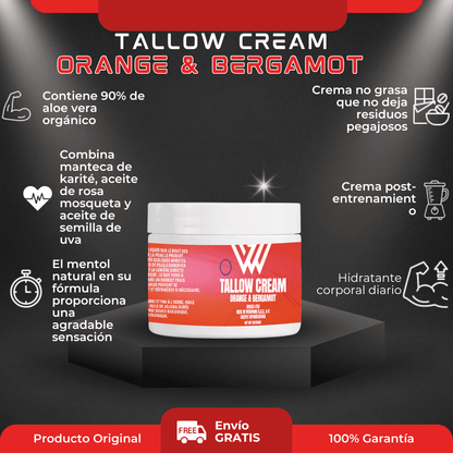 Crème de suif orange et bergamote 